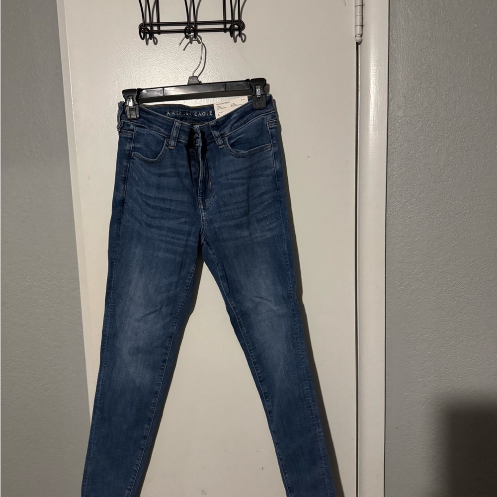 American Eagle Outfitters Women's Dark Wash Skinny Jeans